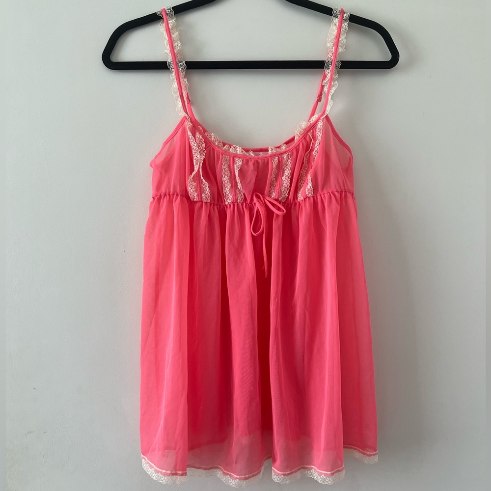 Vintage Y2K Victoria’s Secret babydoll cami
